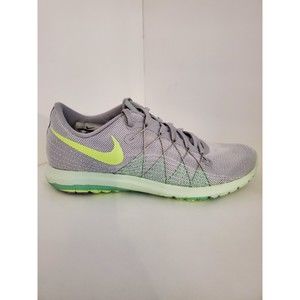 Nike Fury 2 Womens Running Shoes Sz 8.5 Grey/light Green EUC